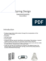 Spring Design: Prepared and Presented By: Manoj Adhikari