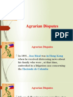 Agrarian Disputes