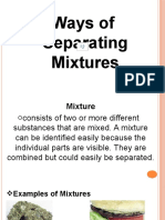 Ways of Separating Mixtures