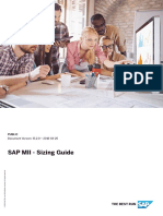 Sizing Guide For SAP MII 15.4