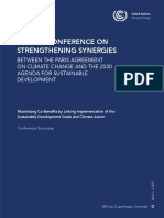 Global Conference On Strengthening Synergies Between The Paris Agreement On Climate Change and The 2030 Agenda For Sustainable Development