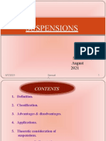 SUSPENSIONS Lecture 1