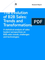 The Evolution of B2B Sales: Trends and Transformations