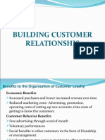 BUILDING CUSTOMER RELATIONSHIPS For CRM