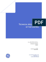 GE Type 3 TECHNICAL SPECIFICATION OF THE CONTROL