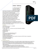 Ch6541E Eurodocsis 3.0 Wireless Gateway: Data Sheet Rev.01