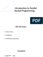 COL380: Introduction To Parallel & Distributed Programming