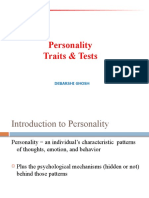 Personality Traits & Tests: Debarshi Ghosh