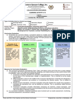 BSED Final LAS The Teacher and The School Curriculum