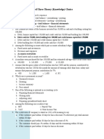 Level Three Theory (Knowledge) Choice: C. Journalizing - Posting - Trial Balance - Financial Statements