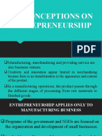 Week 6 MISCONCEPTIONS ON ENTRPRENEURSHIP