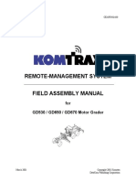 Remote-Management System Field Assembly Manual: For GD530 / GD650 / GD670 Motor Grader