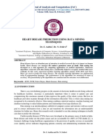 Heart Disease Prediction Using Data Mining Techniques: Journal of Analysis and Computation (JAC)