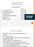 The Headaches of Glaxowellcome