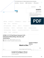 CCNA 3 v7.0 Final Exam Answers Full - Enterprise Networking, Security, and Automation