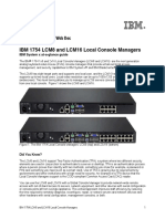 IBM 1754 Rack-Based Local Console Switches Office