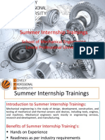 Summer Internship