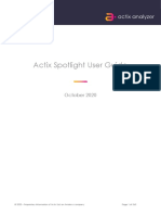 Actix Spotlight Desktop User Guide