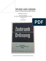 Discipline and Order: Foundations of National Socialist Ethics