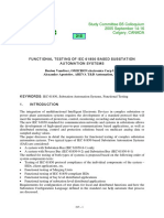 Functional Testing of Iec 61850 Based Substation