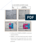 1) Illustrate The Difference of The D-MOSFET and E-MOSFET and Explain Comprehensively. E-Mosfet (Schematic Symbol) D-Mosfet (Schematic Symbol)