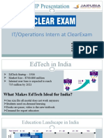 Sip Presentation: It/Operations Intern at Clearexam