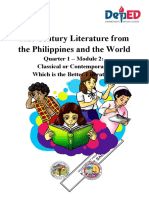 21st Century Literature From The Philippines and The World