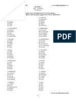 SSAT Practice Test (Middle Level)