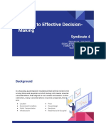 Barrier To Effective Decision Making