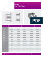 Tri Clamp Ferrule End Size Chart