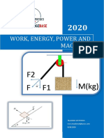 Work, Energy, Power & Machines