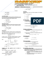 Differential Calculus Module November 2020 Final