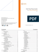 Solis Three Phase Inverter: Installation and Operation Manual