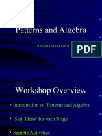 Patterns and Algebra