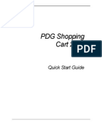 PDG Shopping Cart 2002: Quick Start Guide