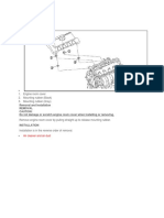 GA15 Engine Disassembly