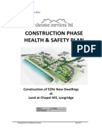 Construction Phase Health & Safety Plan: Construction of 52Nr New Dwellings at Land at Chapel Hill, Longridge