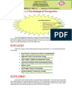 Module 1 UNIT 1.2 Psychological Perspective