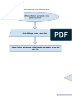 Steps in Generating Labels in Microsoft Word