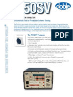 Doble Engineering f6150sv Power System Simulator Datasheet