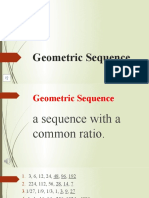 Geometric Sequence With Audio