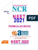 Formulae Book: NEET 2022