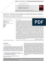 Workhours, Workload, Sleep and Fatigue in Australian Rail Industry Employees (2010) 1-8