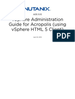 Vsphere Administration Guide For Acropolis (Using Vsphere HTML 5 Client)