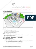 (Instructor Version) : Packet Tracer - Connect and Monitor Iot Devices