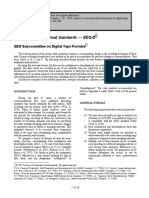 Digital Field Tape Format Standards - SEG-D