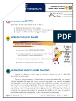 Lesson 12 - Position Paper