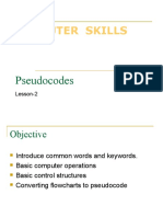 Psedocode - Intoduction To Information Technology-1