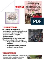 Volunteerism