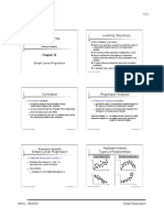 Learning Objectives: Simple Linear Regression